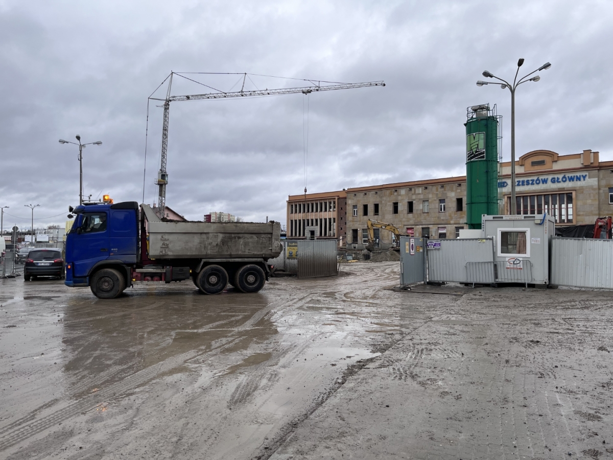 Budowa Rzeszowskiego Centrum Komunikacyjnego [styczeń 2023]
